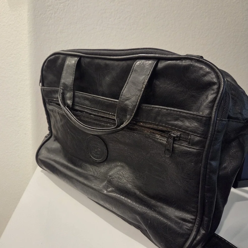 Leather laptop shoulder bag 15x9x6 Inch Book Bag
